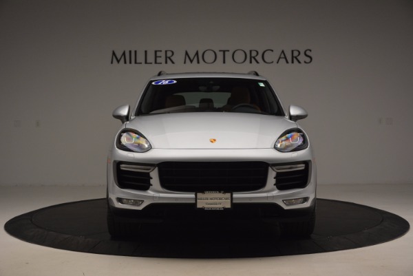 Used 2016 Porsche Cayenne Turbo for sale Sold at Rolls-Royce Motor Cars Greenwich in Greenwich CT 06830 12