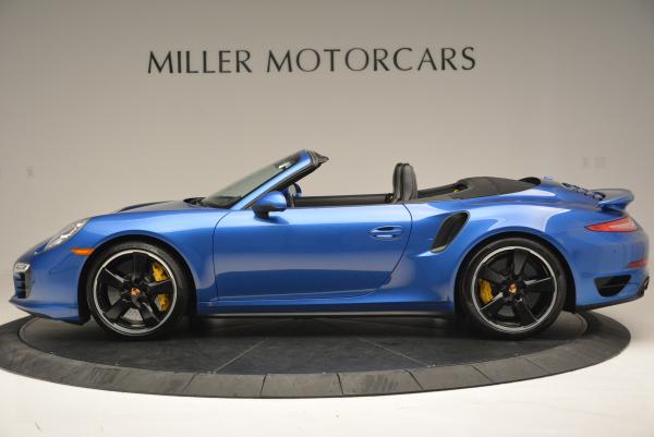 Used 2014 Porsche 911 Turbo S for sale Sold at Rolls-Royce Motor Cars Greenwich in Greenwich CT 06830 3