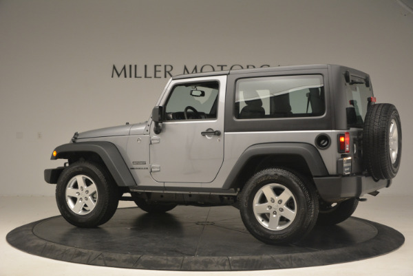 Used 2015 Jeep Wrangler Sport for sale Sold at Rolls-Royce Motor Cars Greenwich in Greenwich CT 06830 4