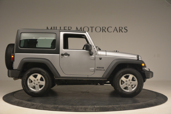 Used 2015 Jeep Wrangler Sport for sale Sold at Rolls-Royce Motor Cars Greenwich in Greenwich CT 06830 9