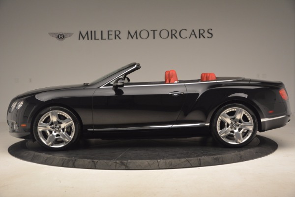 Used 2012 Bentley Continental GT W12 Convertible for sale Sold at Rolls-Royce Motor Cars Greenwich in Greenwich CT 06830 3