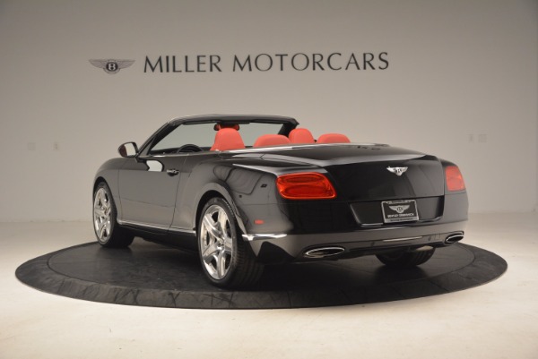 Used 2012 Bentley Continental GT W12 Convertible for sale Sold at Rolls-Royce Motor Cars Greenwich in Greenwich CT 06830 5