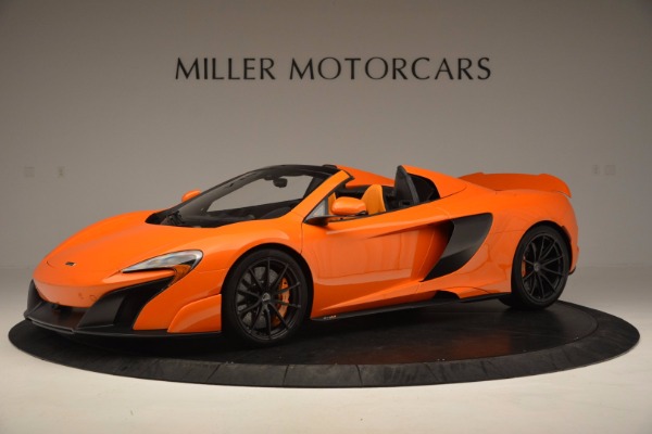 Used 2016 McLaren 675LT Spider Convertible for sale Sold at Rolls-Royce Motor Cars Greenwich in Greenwich CT 06830 1