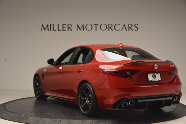 New 2017 Alfa Romeo Giulia Quadrifoglio Quadrifoglio for sale Sold at Rolls-Royce Motor Cars Greenwich in Greenwich CT 06830 5