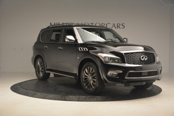 Used 2015 INFINITI QX80 Limited 4WD for sale Sold at Rolls-Royce Motor Cars Greenwich in Greenwich CT 06830 11