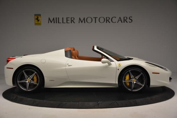 Used 2012 Ferrari 458 Spider for sale Sold at Rolls-Royce Motor Cars Greenwich in Greenwich CT 06830 9