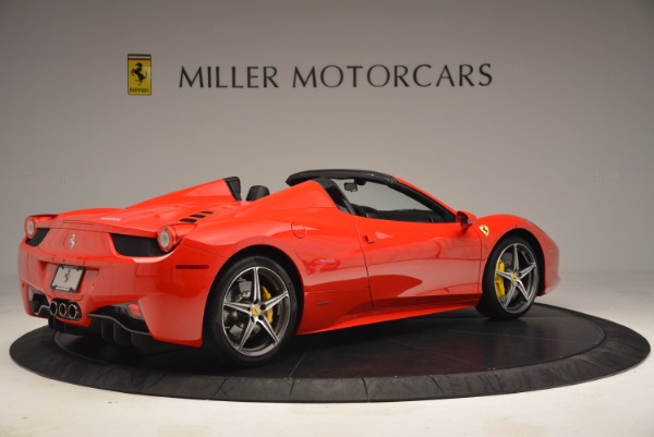 Used 2014 Ferrari 458 Spider for sale Sold at Rolls-Royce Motor Cars Greenwich in Greenwich CT 06830 8