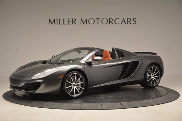 Used 2014 McLaren MP4-12C SPIDER Convertible for sale Sold at Rolls-Royce Motor Cars Greenwich in Greenwich CT 06830 1