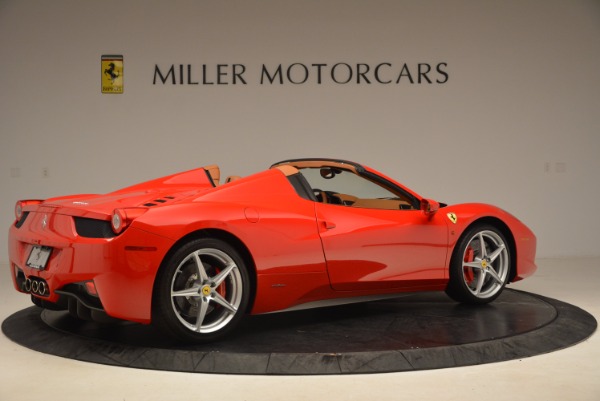 Used 2012 Ferrari 458 Spider for sale Sold at Rolls-Royce Motor Cars Greenwich in Greenwich CT 06830 8