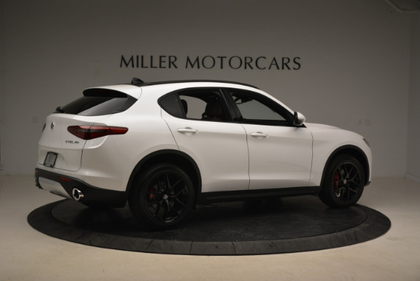 New 2018 Alfa Romeo Stelvio Ti Sport Q4 for sale Sold at Rolls-Royce Motor Cars Greenwich in Greenwich CT 06830 8