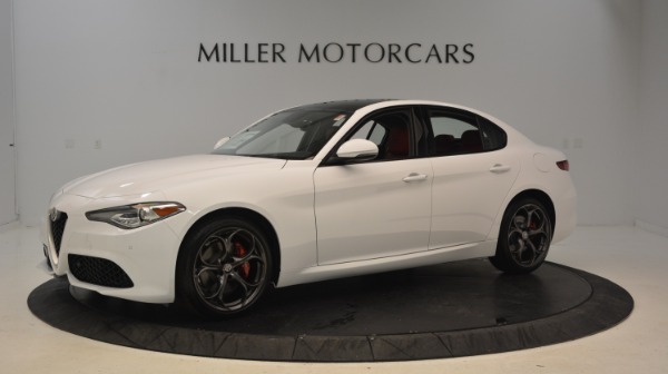 New 2018 Alfa Romeo Giulia Ti Sport Q4 for sale Sold at Rolls-Royce Motor Cars Greenwich in Greenwich CT 06830 2