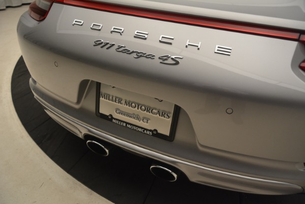 Used 2017 Porsche 911 Targa 4S for sale Sold at Rolls-Royce Motor Cars Greenwich in Greenwich CT 06830 28