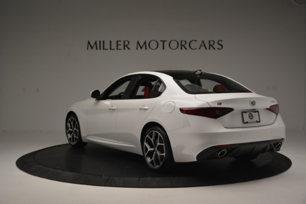 New 2018 Alfa Romeo Giulia Ti Sport Q4 for sale Sold at Rolls-Royce Motor Cars Greenwich in Greenwich CT 06830 5