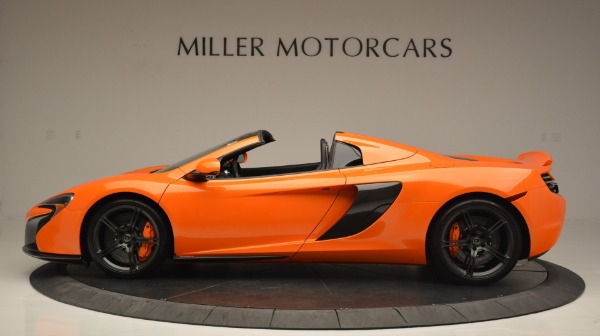 Used 2015 McLaren 650S Spider Convertible for sale Sold at Rolls-Royce Motor Cars Greenwich in Greenwich CT 06830 3