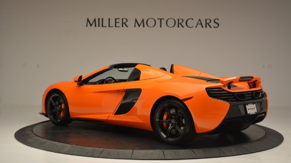 Used 2015 McLaren 650S Spider Convertible for sale Sold at Rolls-Royce Motor Cars Greenwich in Greenwich CT 06830 4