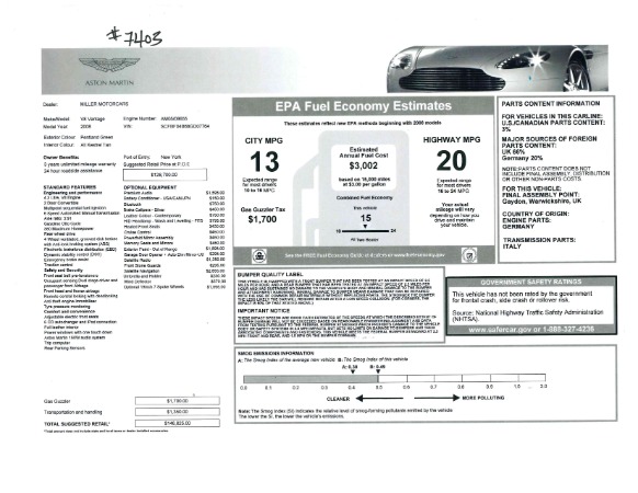 Used 2008 Aston Martin V8 Vantage Roadster for sale Sold at Rolls-Royce Motor Cars Greenwich in Greenwich CT 06830 22