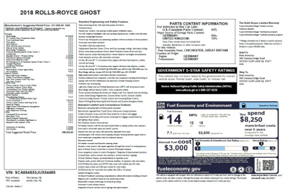 New 2018 Rolls-Royce Ghost for sale Sold at Rolls-Royce Motor Cars Greenwich in Greenwich CT 06830 7