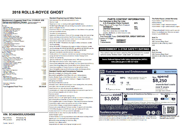 New 2018 Rolls-Royce Ghost for sale Sold at Rolls-Royce Motor Cars Greenwich in Greenwich CT 06830 7