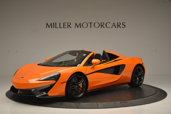 New 2019 McLaren 570S Spider Convertible for sale Sold at Rolls-Royce Motor Cars Greenwich in Greenwich CT 06830 1