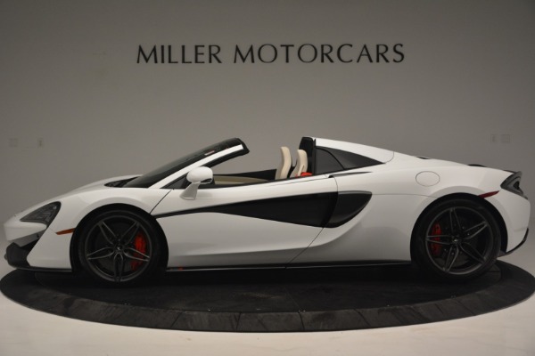 Used 2019 McLaren 570S Spider Convertible for sale Sold at Rolls-Royce Motor Cars Greenwich in Greenwich CT 06830 3