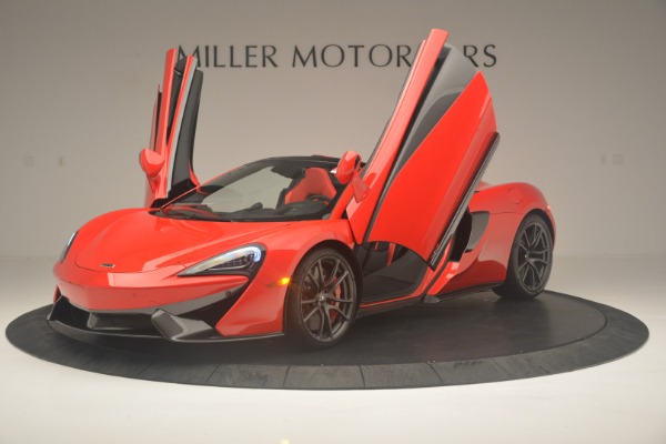New 2019 McLaren 570S Spider Convertible for sale Sold at Rolls-Royce Motor Cars Greenwich in Greenwich CT 06830 14