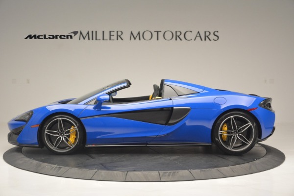 Used 2019 McLaren 570S Spider Convertible for sale Sold at Rolls-Royce Motor Cars Greenwich in Greenwich CT 06830 3