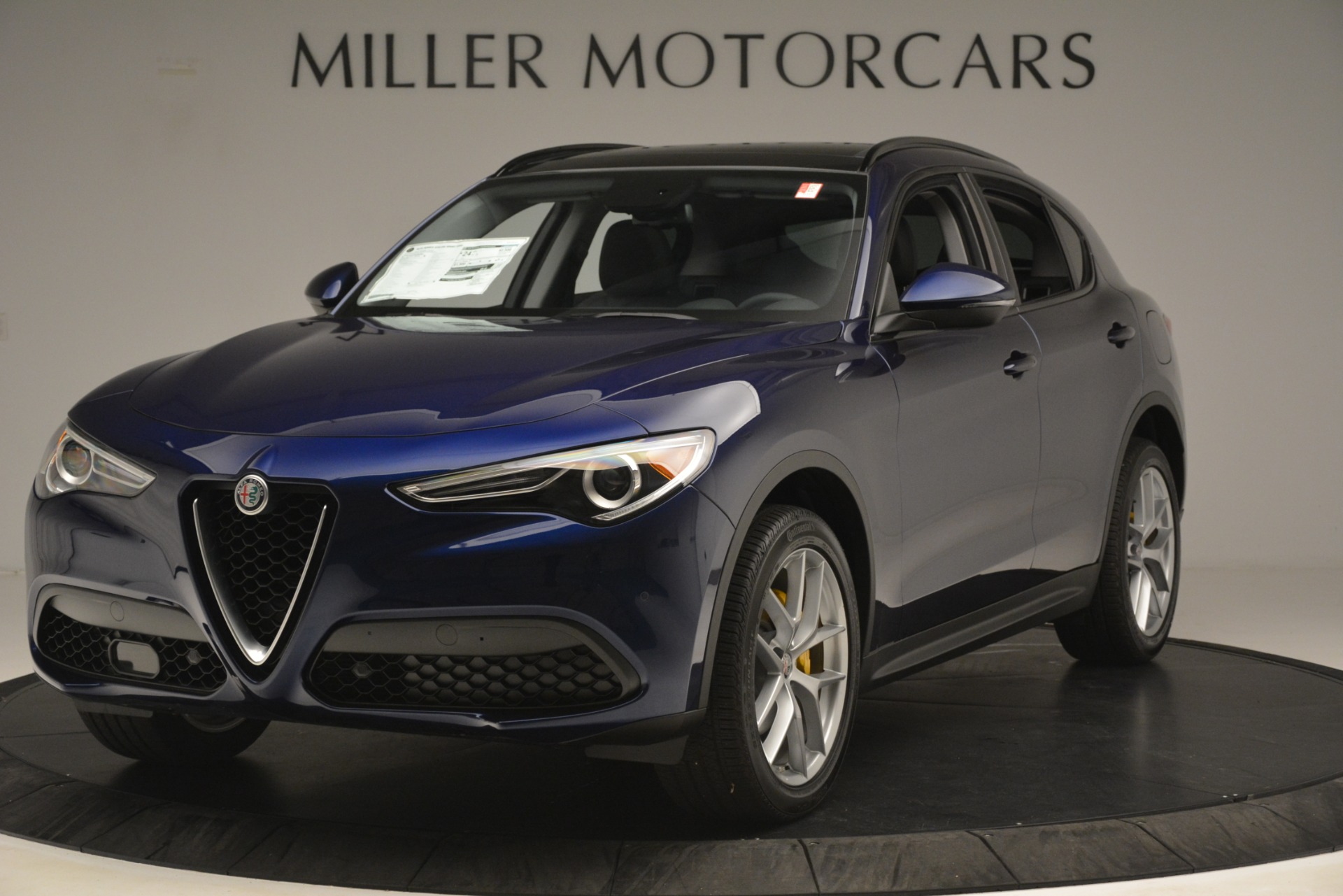 New 2019 Alfa Romeo Stelvio SPORT AWD for sale Sold at Rolls-Royce Motor Cars Greenwich in Greenwich CT 06830 1