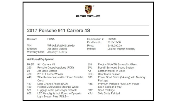 Used 2017 Porsche 911 Carrera 4S for sale Sold at Rolls-Royce Motor Cars Greenwich in Greenwich CT 06830 21