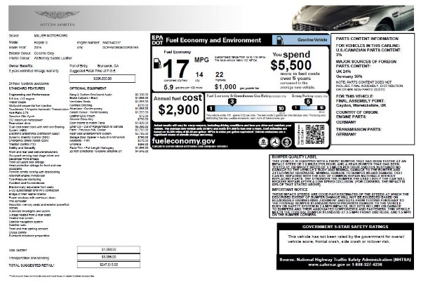 Used 2016 Aston Martin Rapide S for sale Sold at Rolls-Royce Motor Cars Greenwich in Greenwich CT 06830 27