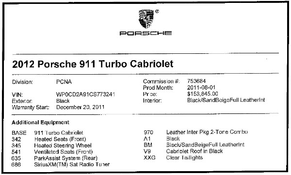 Used 2012 Porsche 911 Turbo for sale Sold at Rolls-Royce Motor Cars Greenwich in Greenwich CT 06830 28