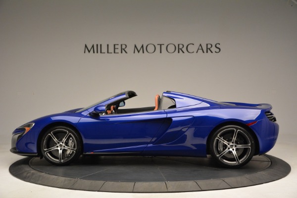 Used 2015 McLaren 650S Spider Convertible for sale Sold at Rolls-Royce Motor Cars Greenwich in Greenwich CT 06830 3