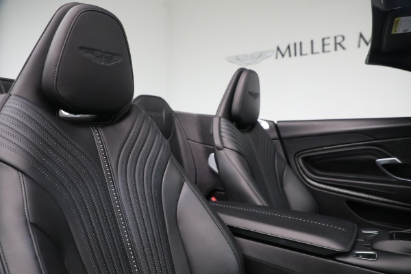 Used 2019 Aston Martin DB11 V8 Convertible for sale Call for price at Rolls-Royce Motor Cars Greenwich in Greenwich CT 06830 23