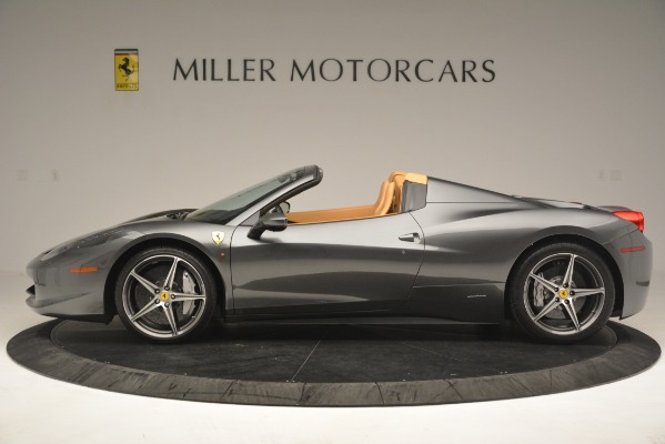 Used 2013 Ferrari 458 Spider for sale Sold at Rolls-Royce Motor Cars Greenwich in Greenwich CT 06830 3