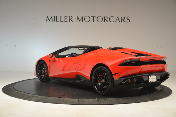 Used 2017 Lamborghini Huracan LP 610-4 Spyder for sale Sold at Rolls-Royce Motor Cars Greenwich in Greenwich CT 06830 3