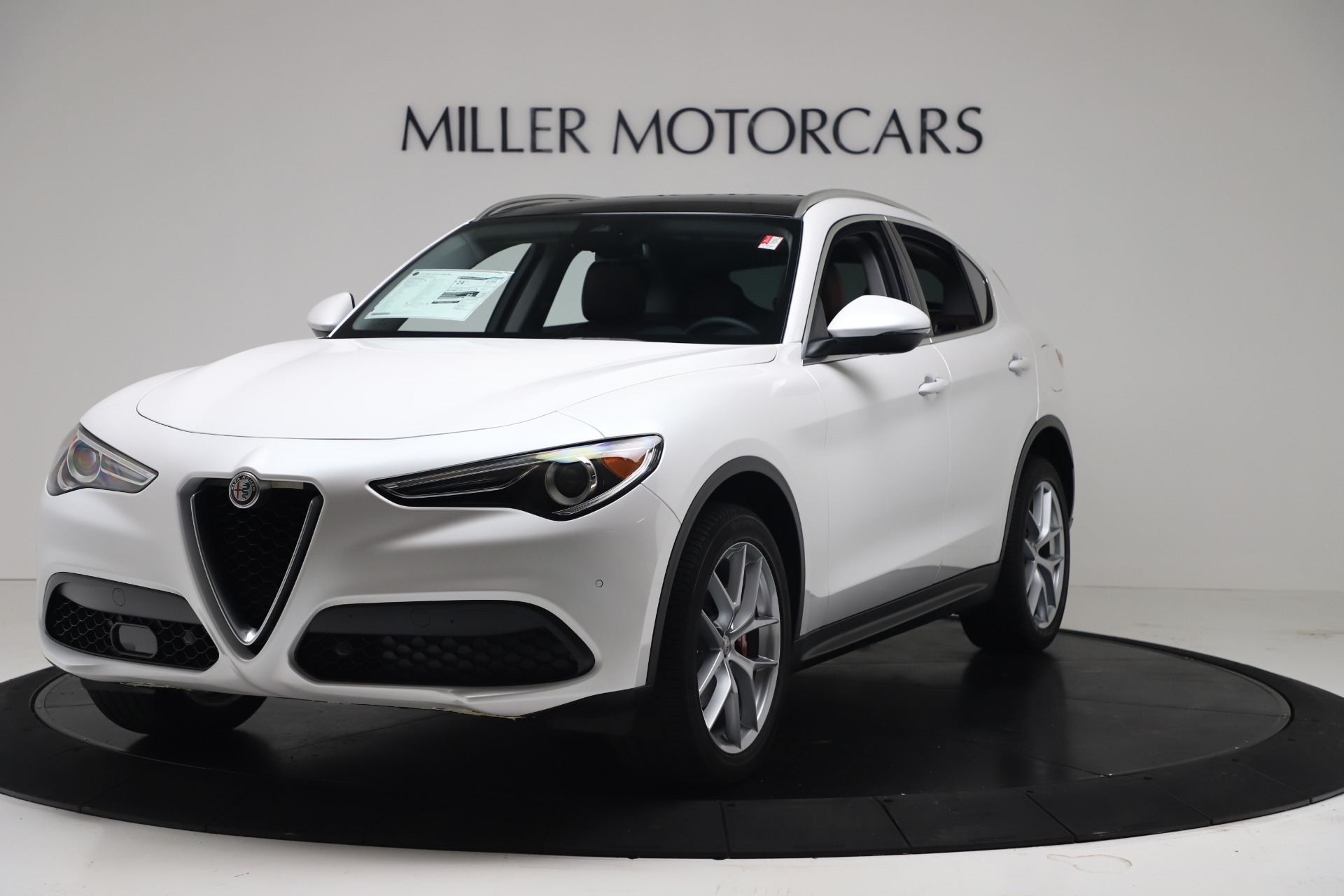 New 2019 Alfa Romeo Stelvio Ti Lusso Q4 for sale Sold at Rolls-Royce Motor Cars Greenwich in Greenwich CT 06830 1
