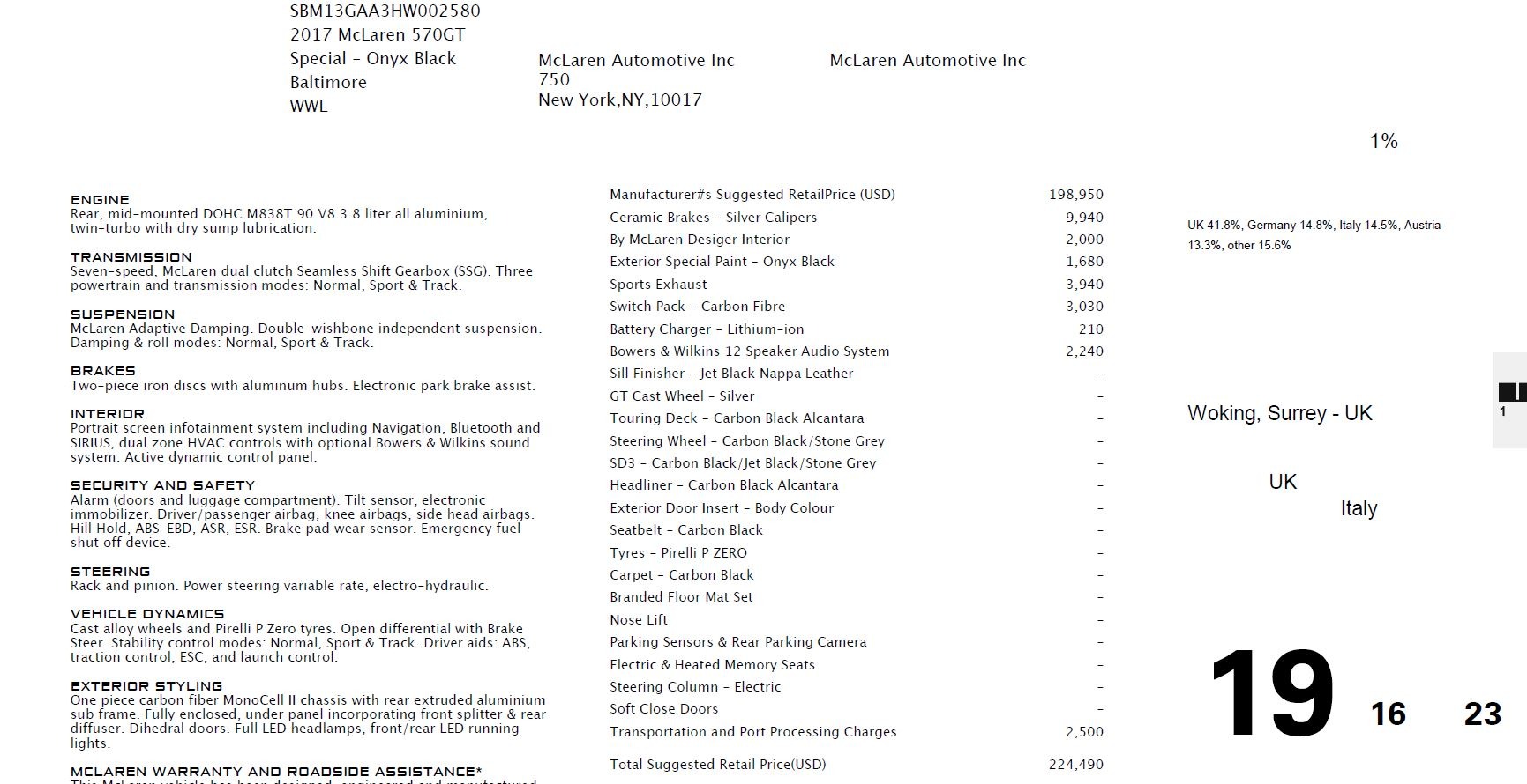 Pre Owned 17 Mclaren 570gt Coupe For Sale Special Pricing Rolls Royce Motor Cars Greenwich Stock 31