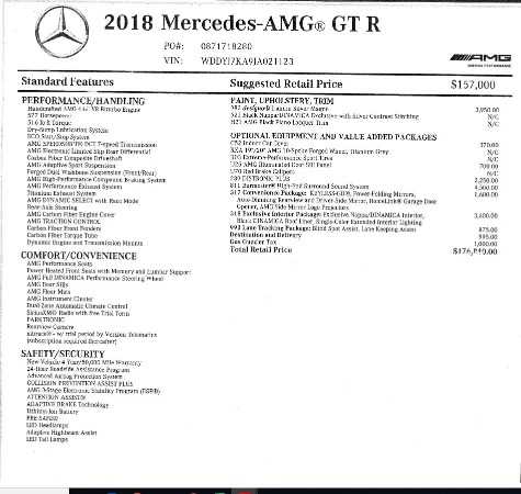 Used 2018 Mercedes-Benz AMG GT R for sale Sold at Rolls-Royce Motor Cars Greenwich in Greenwich CT 06830 27