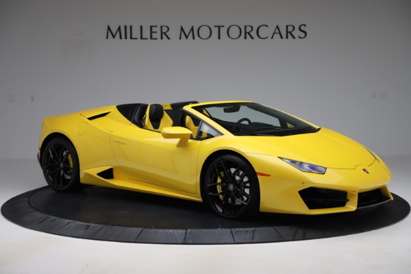 Used 2018 Lamborghini Huracan LP 580-2 Spyder for sale Sold at Rolls-Royce Motor Cars Greenwich in Greenwich CT 06830 10