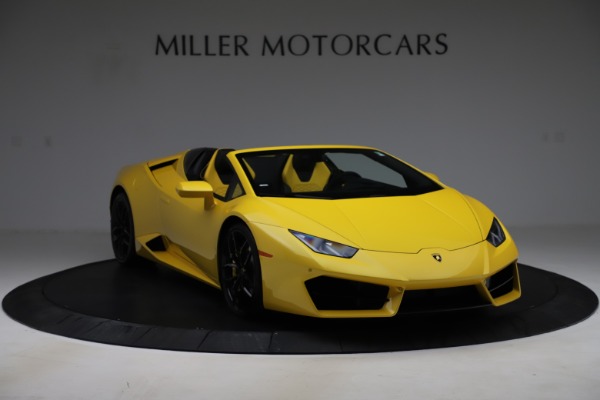 Used 2018 Lamborghini Huracan LP 580-2 Spyder for sale Sold at Rolls-Royce Motor Cars Greenwich in Greenwich CT 06830 11