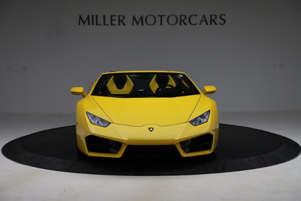 Used 2018 Lamborghini Huracan LP 580-2 Spyder for sale Sold at Rolls-Royce Motor Cars Greenwich in Greenwich CT 06830 12