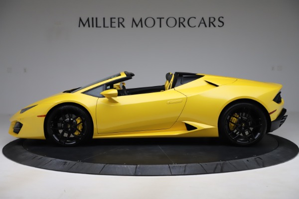 Used 2018 Lamborghini Huracan LP 580-2 Spyder for sale Sold at Rolls-Royce Motor Cars Greenwich in Greenwich CT 06830 3