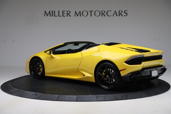 Used 2018 Lamborghini Huracan LP 580-2 Spyder for sale Sold at Rolls-Royce Motor Cars Greenwich in Greenwich CT 06830 4