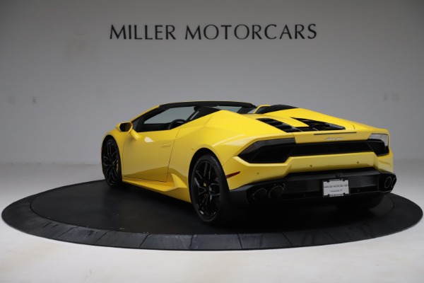 Used 2018 Lamborghini Huracan LP 580-2 Spyder for sale Sold at Rolls-Royce Motor Cars Greenwich in Greenwich CT 06830 5