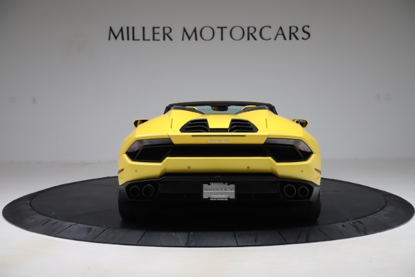 Used 2018 Lamborghini Huracan LP 580-2 Spyder for sale Sold at Rolls-Royce Motor Cars Greenwich in Greenwich CT 06830 6