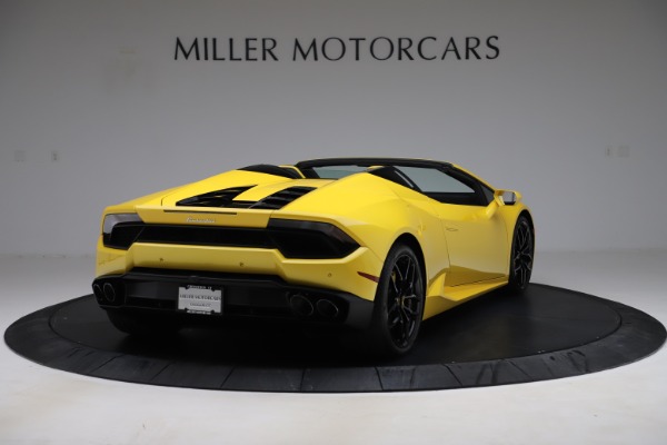 Used 2018 Lamborghini Huracan LP 580-2 Spyder for sale Sold at Rolls-Royce Motor Cars Greenwich in Greenwich CT 06830 7