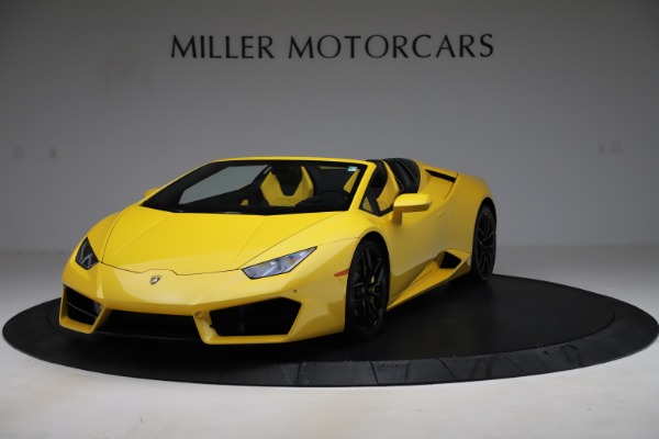 Used 2018 Lamborghini Huracan LP 580-2 Spyder for sale Sold at Rolls-Royce Motor Cars Greenwich in Greenwich CT 06830 1