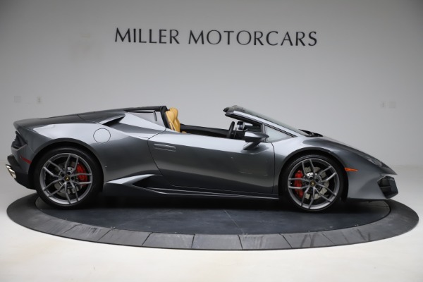 Used 2018 Lamborghini Huracan LP 580-2 Spyder for sale Sold at Rolls-Royce Motor Cars Greenwich in Greenwich CT 06830 10