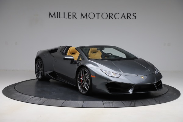 Used 2018 Lamborghini Huracan LP 580-2 Spyder for sale Sold at Rolls-Royce Motor Cars Greenwich in Greenwich CT 06830 12