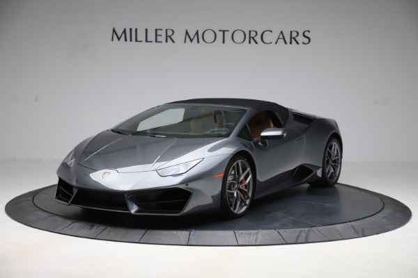 Used 2018 Lamborghini Huracan LP 580-2 Spyder for sale Sold at Rolls-Royce Motor Cars Greenwich in Greenwich CT 06830 13