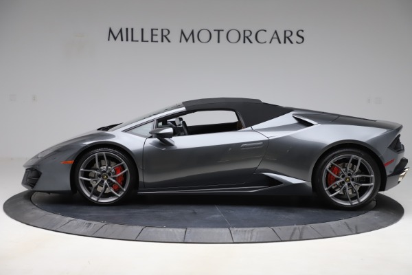 Used 2018 Lamborghini Huracan LP 580-2 Spyder for sale Sold at Rolls-Royce Motor Cars Greenwich in Greenwich CT 06830 14